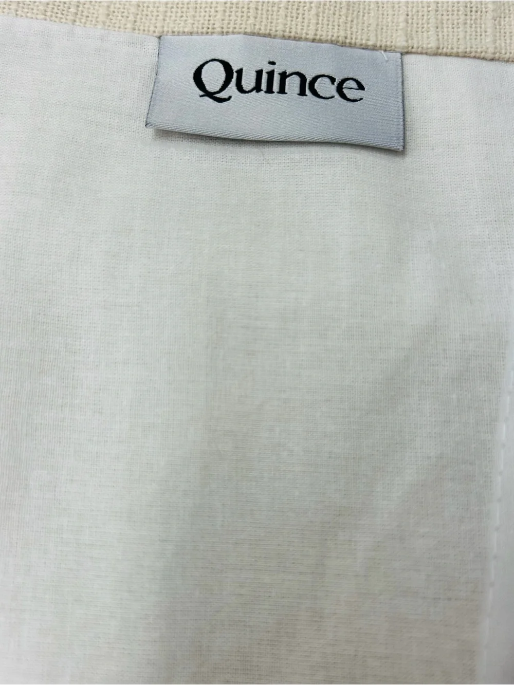 QUINCE Set Of 2 48x84 Cotton Slub Curtains Natural 9266